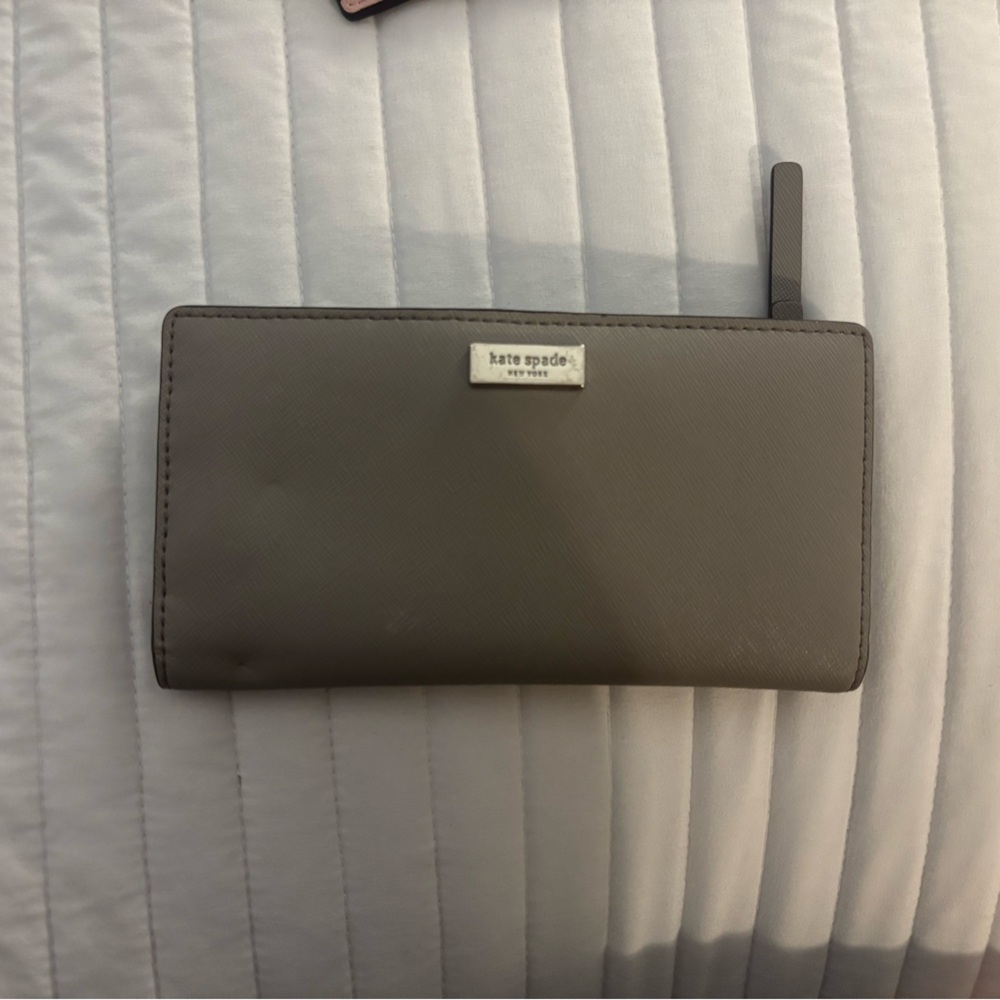 Gray Kate Spade Wallet